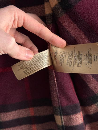 Burberry Black Wool Muswell Jacket