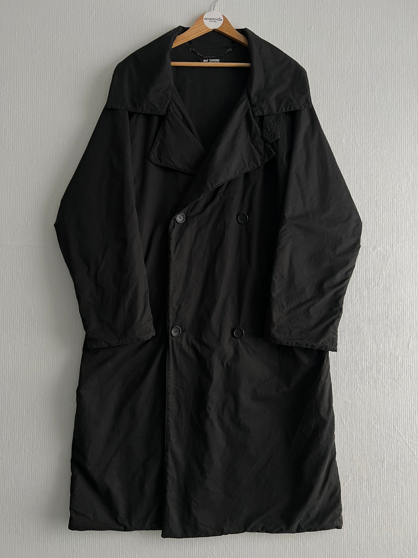 Raf Simons Oversized Trench — FW01 “Riot! Riot! Riot!” / AW02 “Virginia Creeper”
