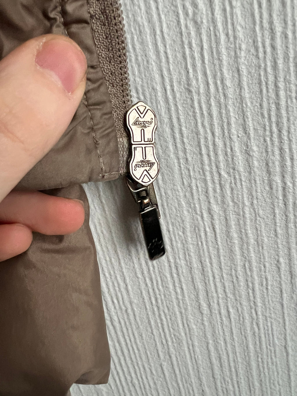 Moncler Angers Fur Dow Jacket with Belt