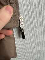 Moncler Angers Fur Dow Jacket with Belt