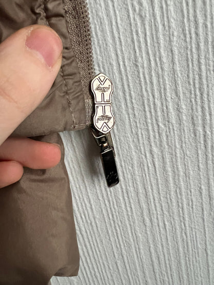 Moncler Angers Fur Dow Jacket with Belt