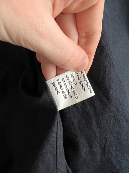 Lost & Found Ria Dunn Avant Garde Mens Leather Black Coat