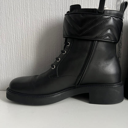 Gucci Marmont Double G Black Womens Ankle Boots