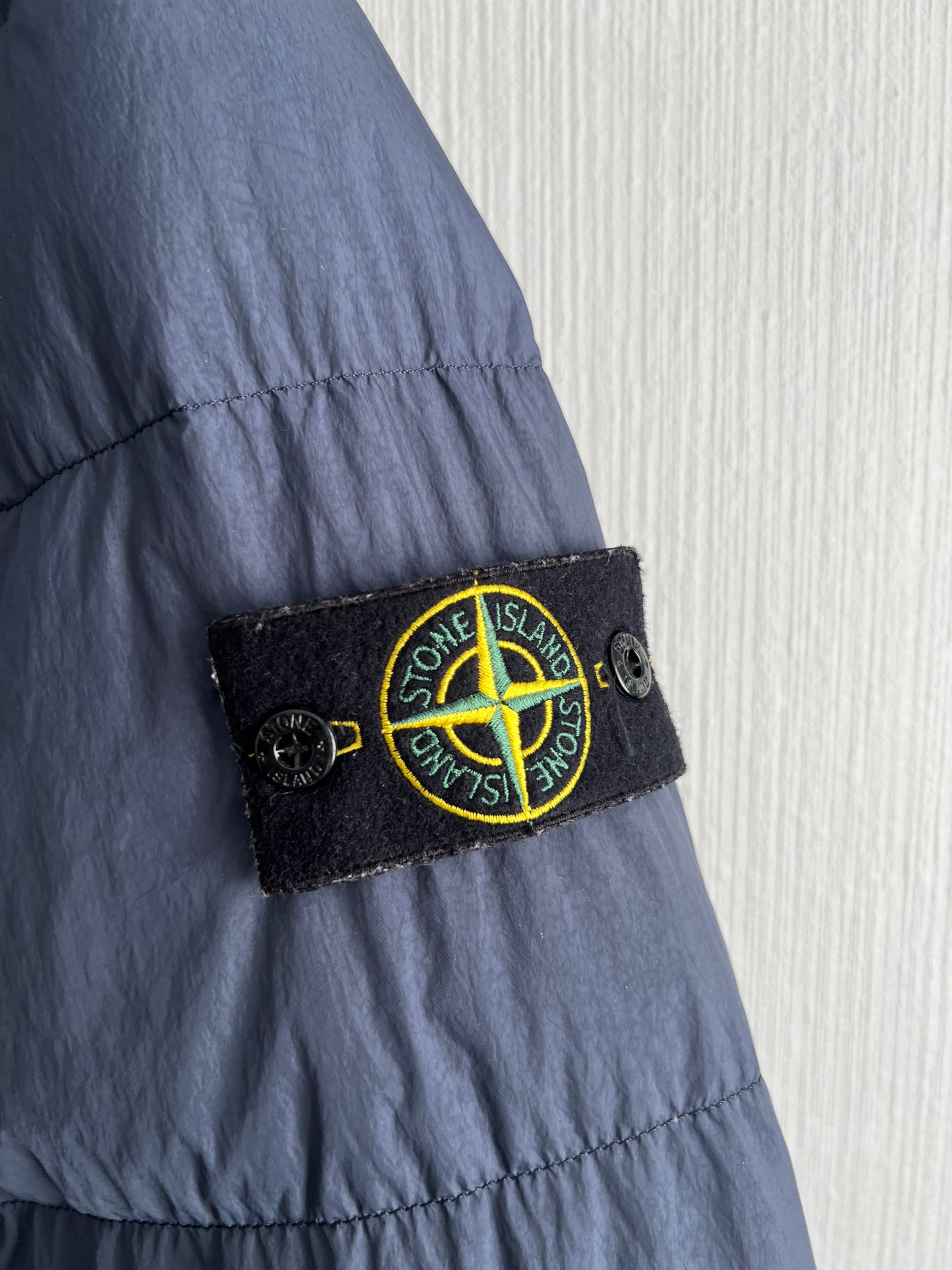 Stone Island AW16 Navy Crinkle Reps Ny Down Jacket