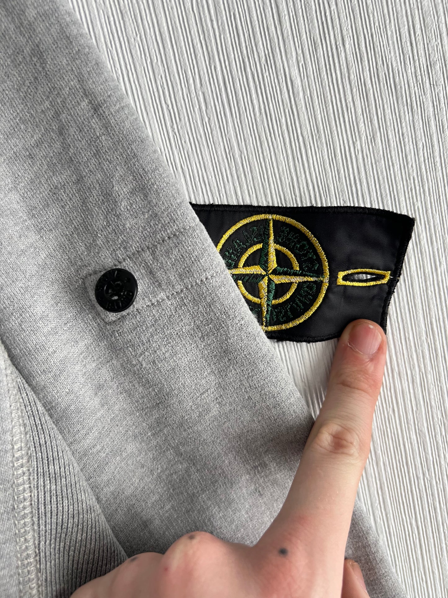 Stone Island AW12 Grey Crewneck Cotton Sweatshirt