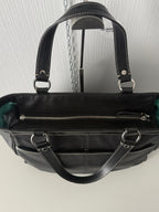 Coach Laura Black Leather Tote Bag