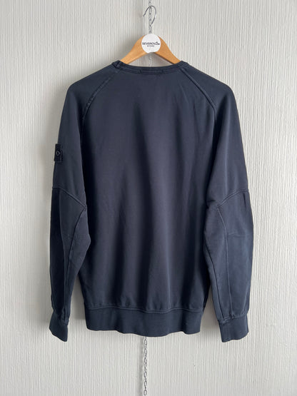 Stone Island SS20 Ghost Piece Blue Sweatshirt