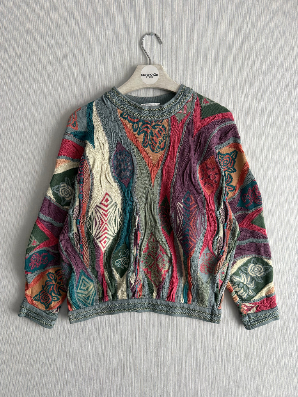 Coogi Crazy Knit Sweater