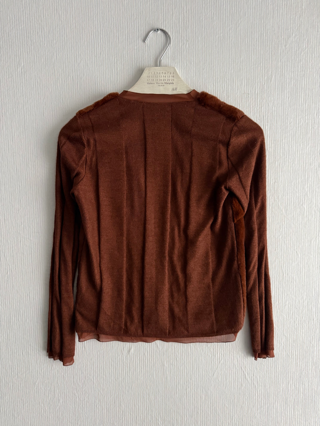 Prada Fur Cashmere Cardigan