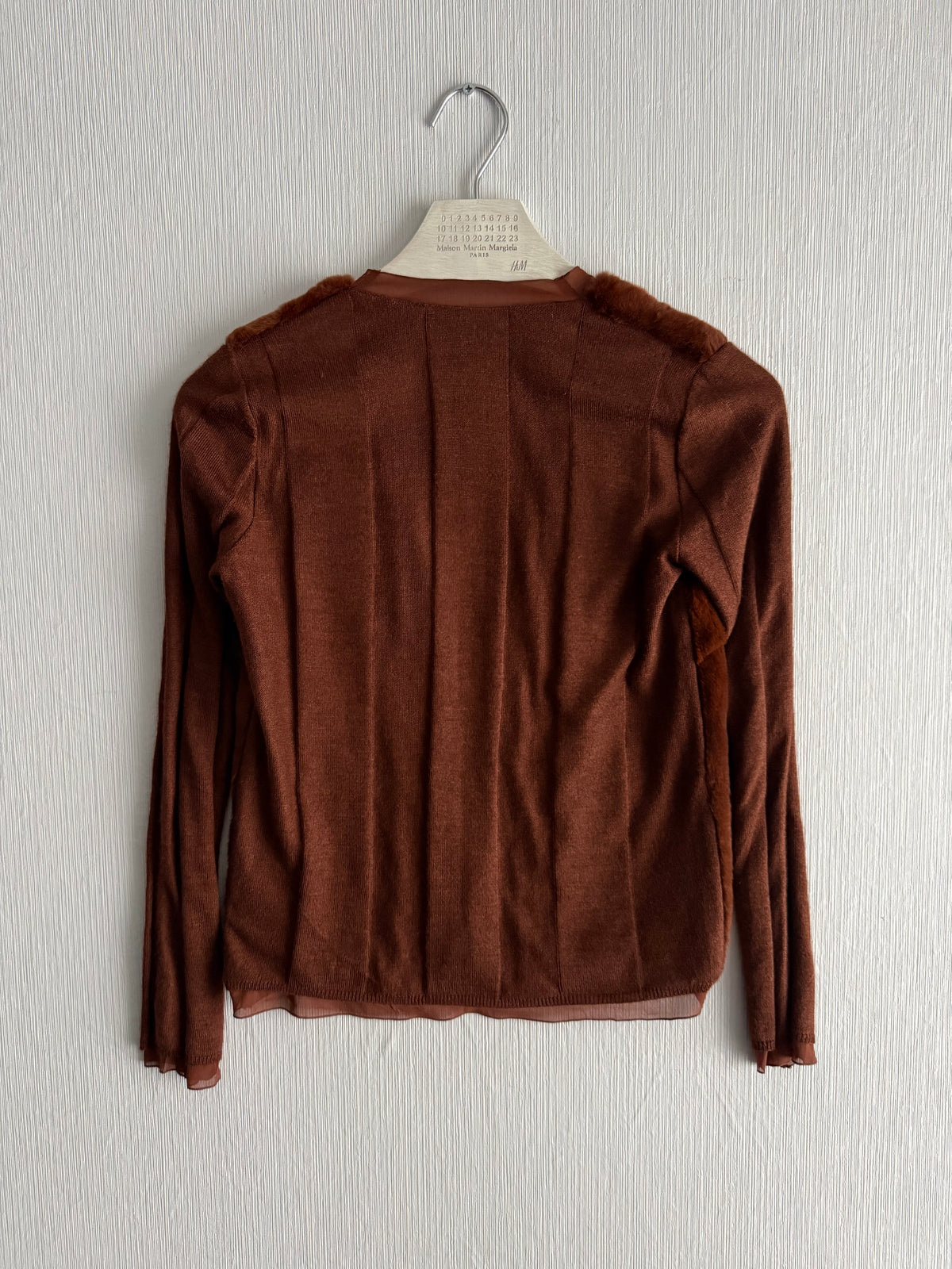 Prada Fur Cashmere Cardigan