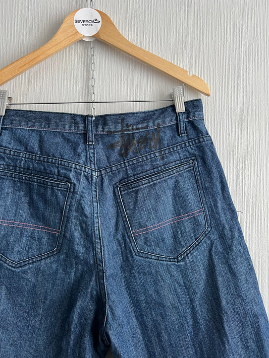 Stussy 90s Vintage Baggy Jorts Denim Shorts