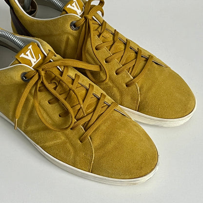 Louis Vuitton Fuselage Sneakers in Yellow Suede