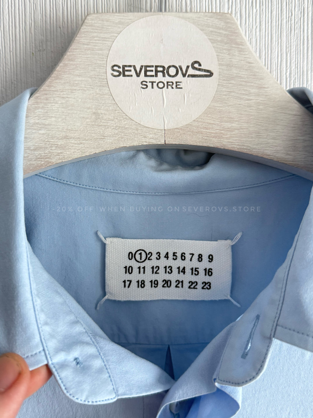 Maison Margiela Formal Blue Shirt