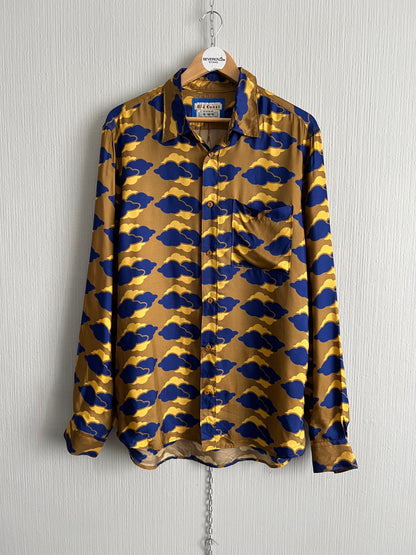 Acne Studios Bla Konst Road Print Button Up Shirt