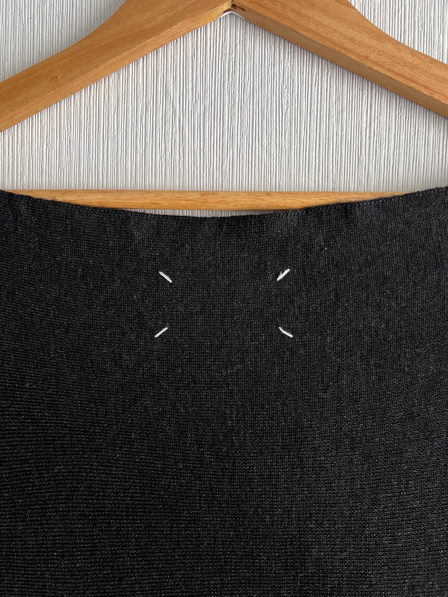 Maison Martin Margiela Line 1 Dark Grey Spiral Zipper Jumper – Fall 2012