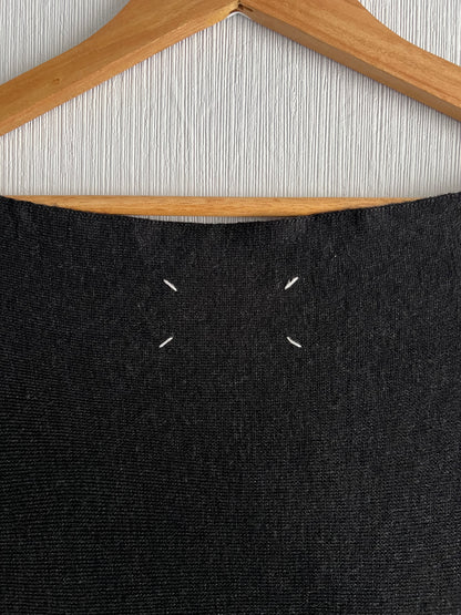 Maison Martin Margiela Line 1 Dark Grey Spiral Zipper Jumper – Fall 2012