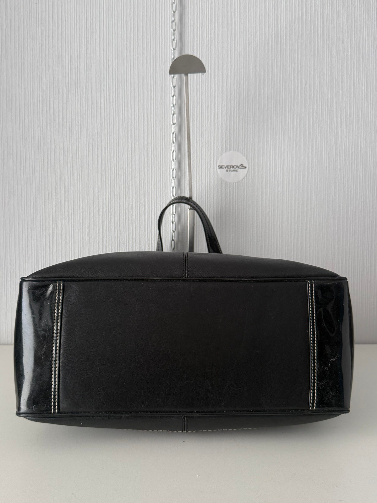 Coach Laura Black Leather Tote Bag