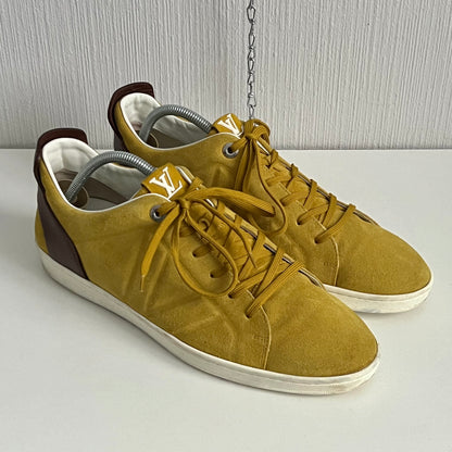 Louis Vuitton Fuselage Sneakers in Yellow Suede