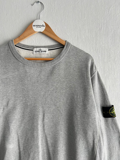 Stone Island AW12 Grey Crewneck Cotton Sweatshirt