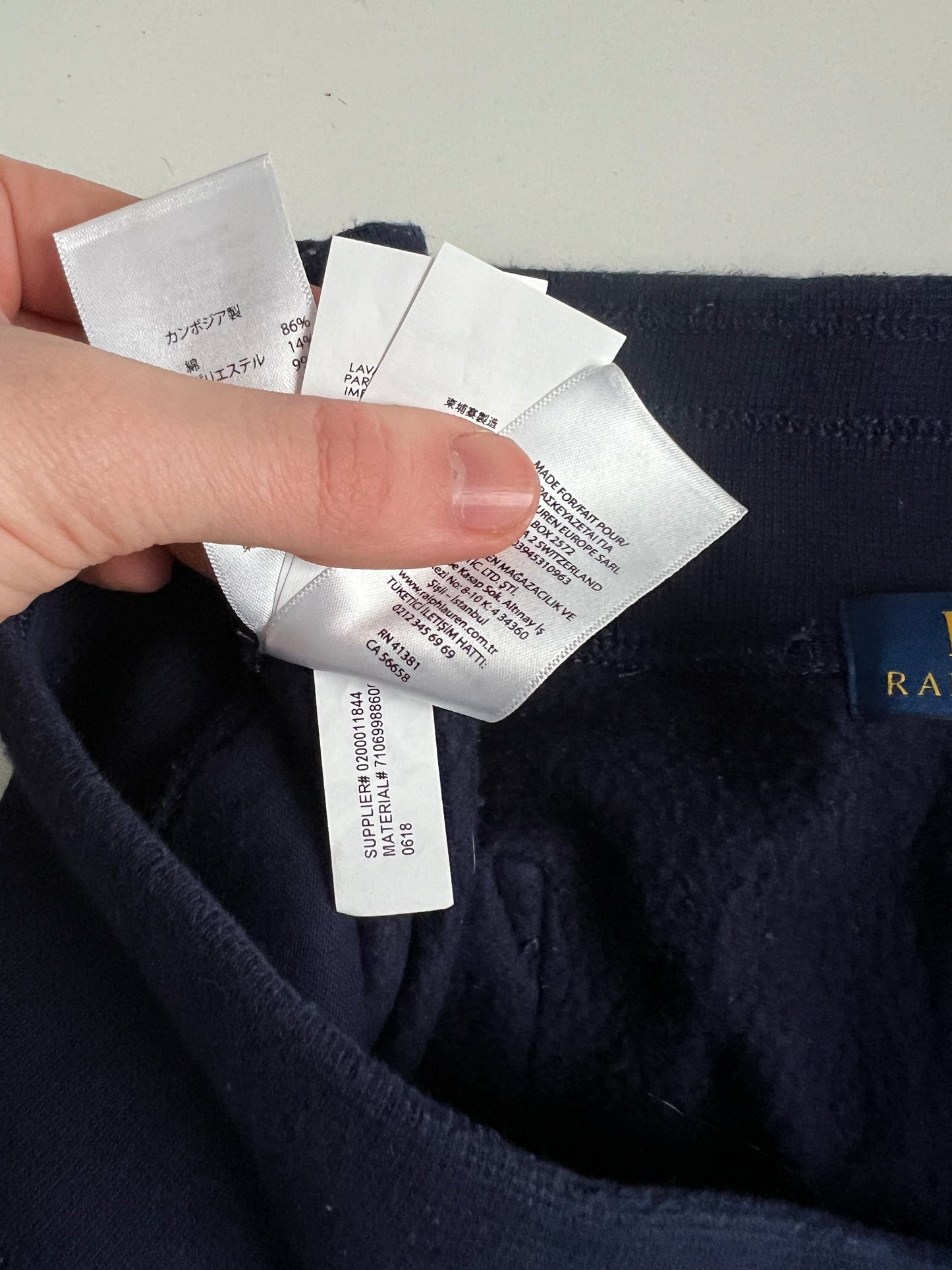 Polo Ralph Lauren Men’s Navy Cotton Shorts