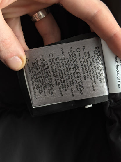 Moose Knuckles Original Stirling Parka Neoshear Jacket Black