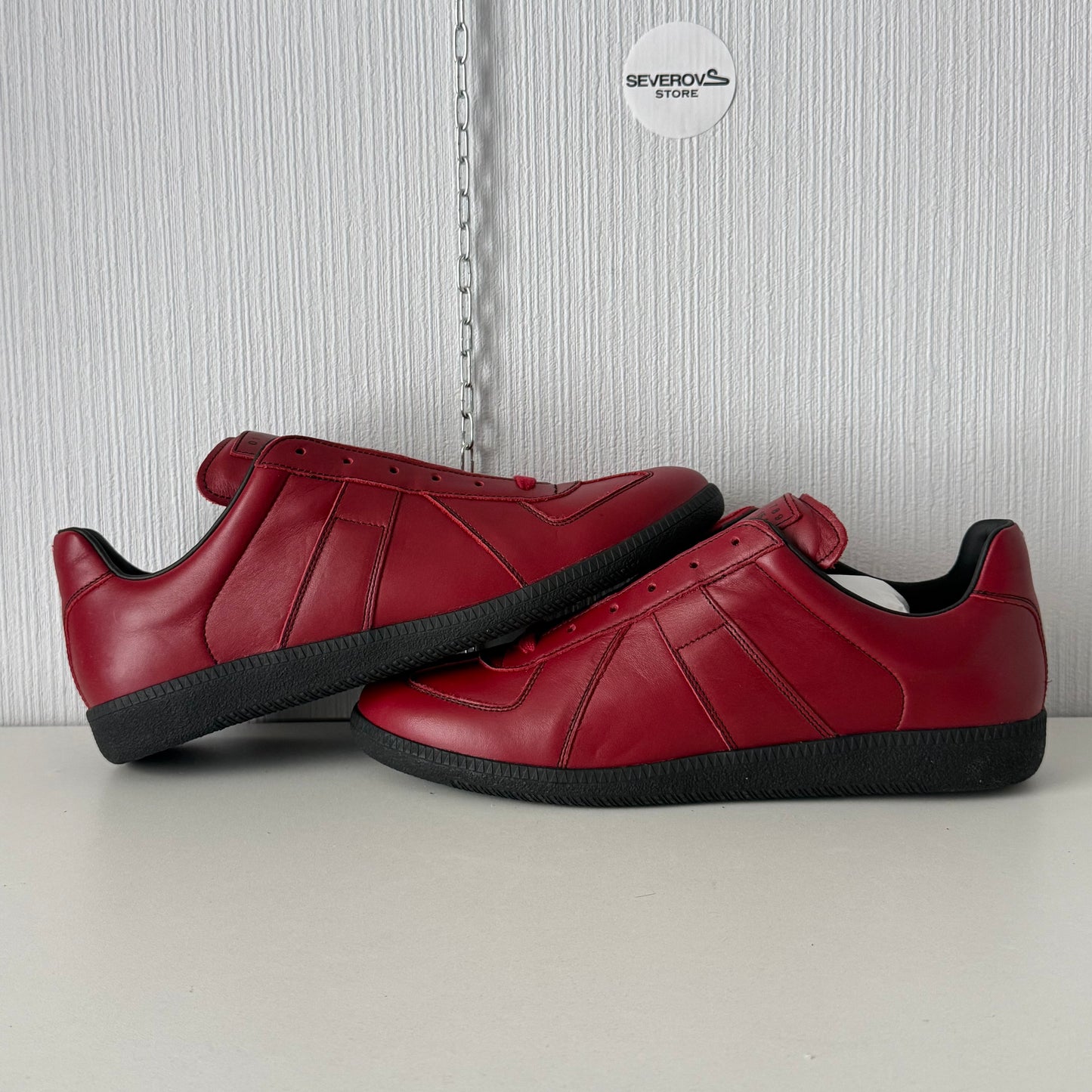 Maison Margiela Replica GATs Red Leather Sneaker