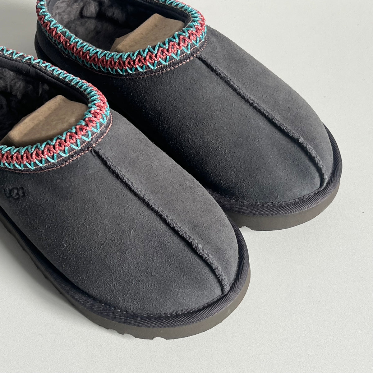 UGG Tasman Women’s Slippers in Grey Suede — product photo