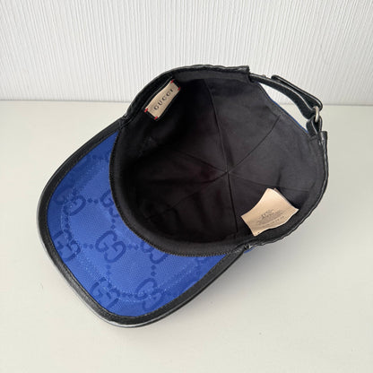 Gucci Off The Grid GG Supreme Baseball Blue Hat