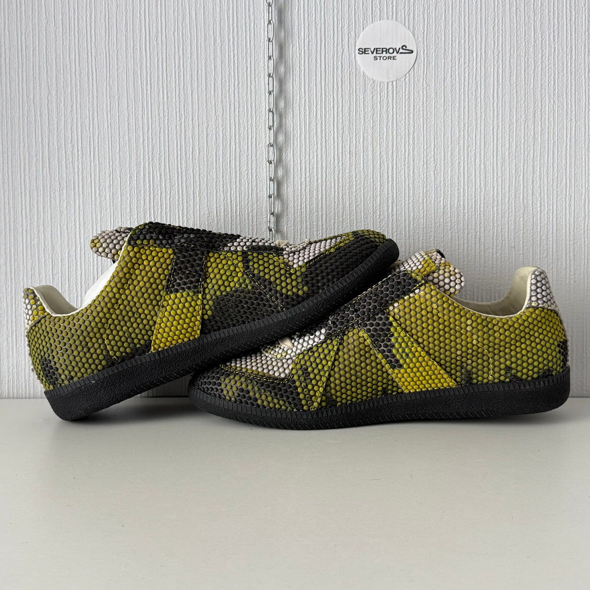 Maison Margiela Replica GATs Snakeskin Dots Sneakers