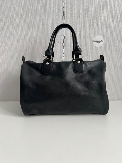 Longchamp Black Leather Bag