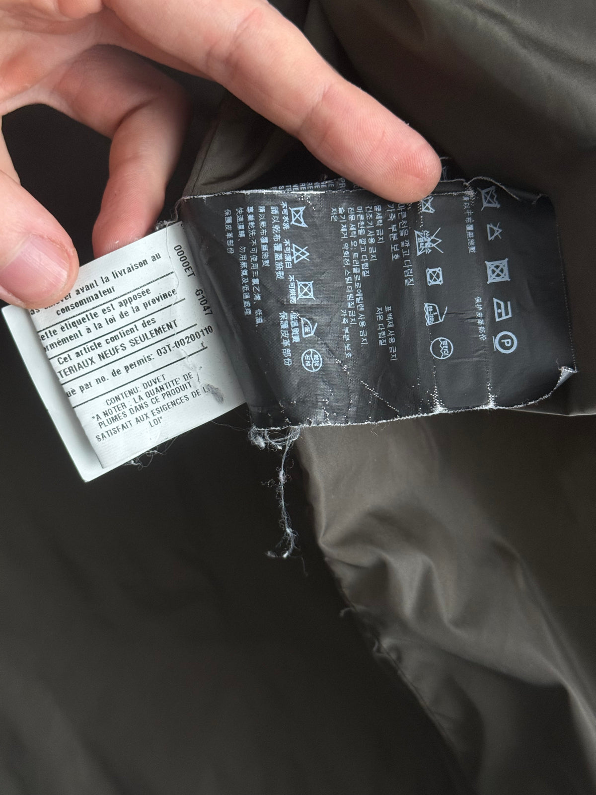 Prada Logo Down Mens Parka Jacket