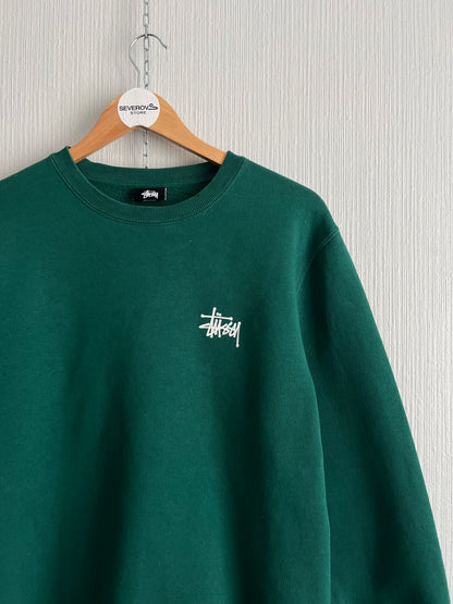 Stussy Green Cotton Crewneck