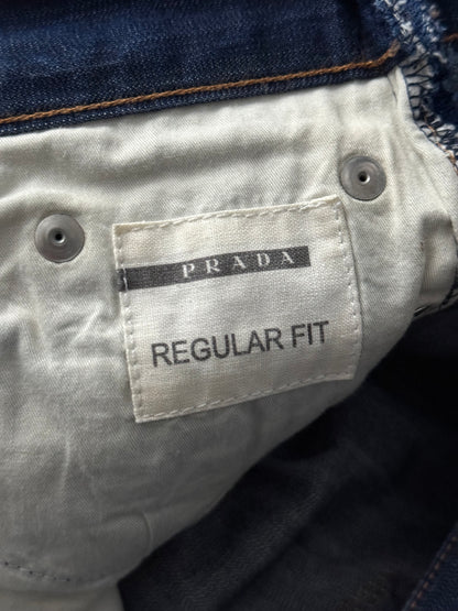 Prada 2000's Bootcut Indigo Denim Jeans