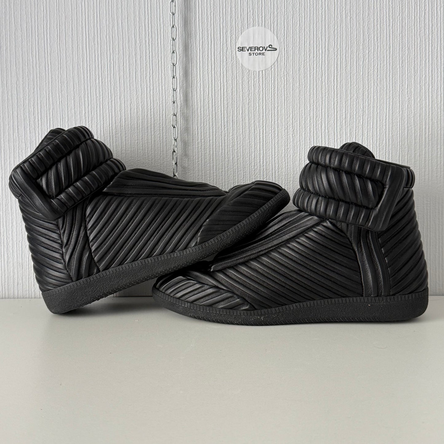 Maison Margiela Future High Top '3D Black' Sneakers