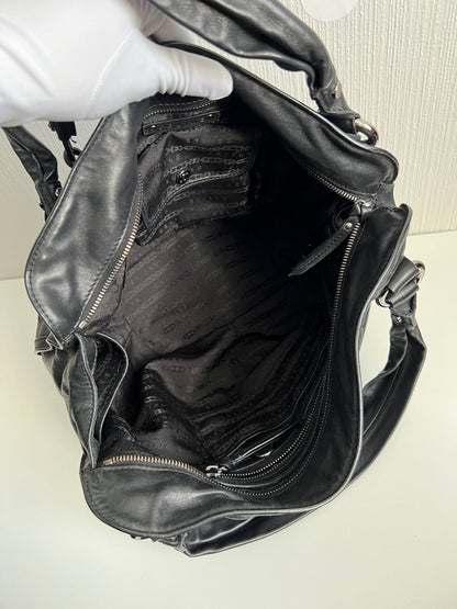 Celine Black Bittersweet Leather Handbag