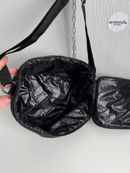 Burberry Brit Shield Diamond-Quilted Shoulder Bag