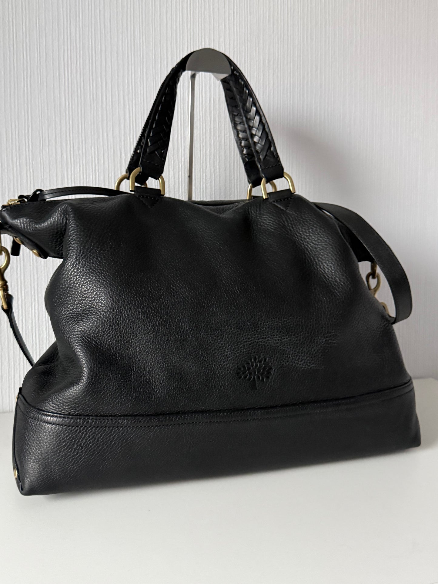 Mulberry Effie Tote Bag in Black Leather