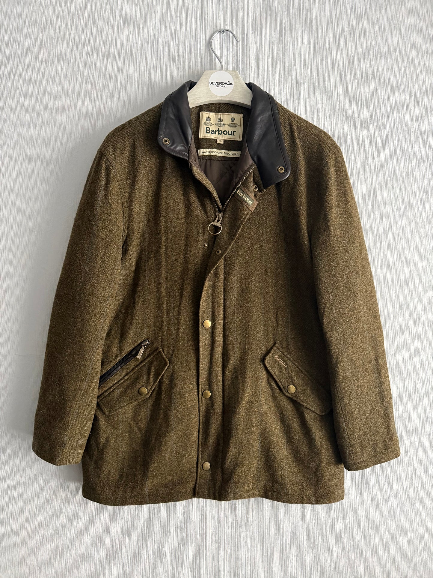 Barbour Wimbrel Olive Wool Tweed Jacket