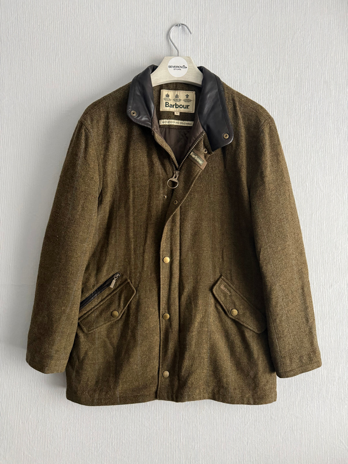 Barbour Wimbrel Olive Wool Tweed Jacket