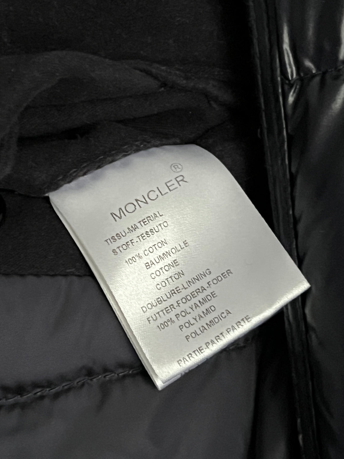 Moncler Claude Black Cotton Down Blazer Mens Jacket