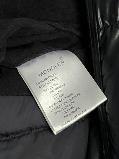 Moncler Claude Black Cotton Down Blazer Mens Jacket