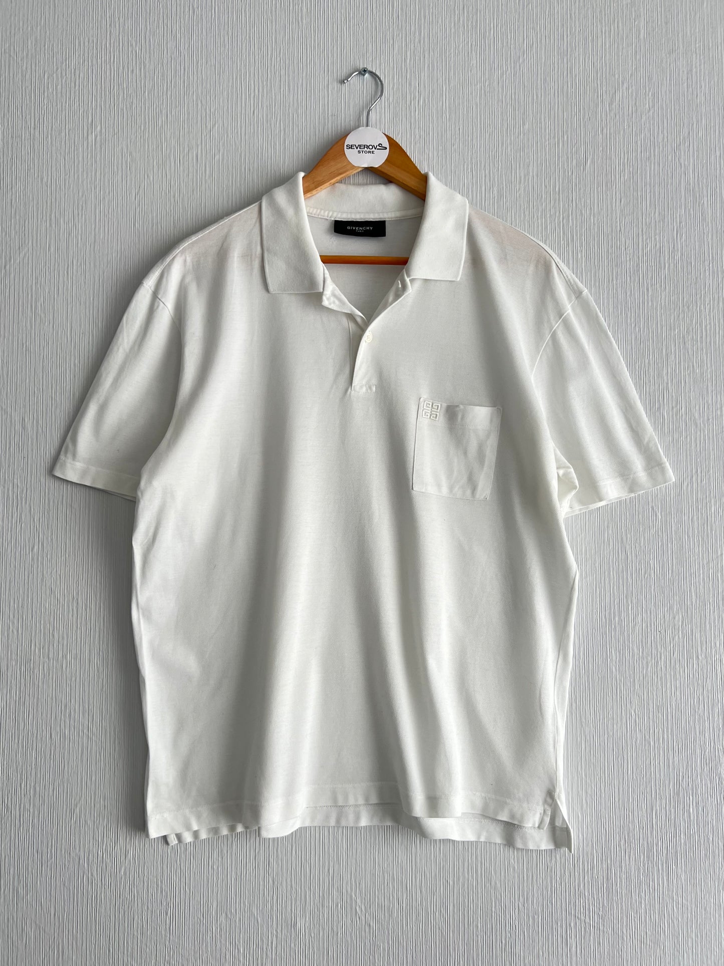 Givenchy White Cotton Polo T-shirt