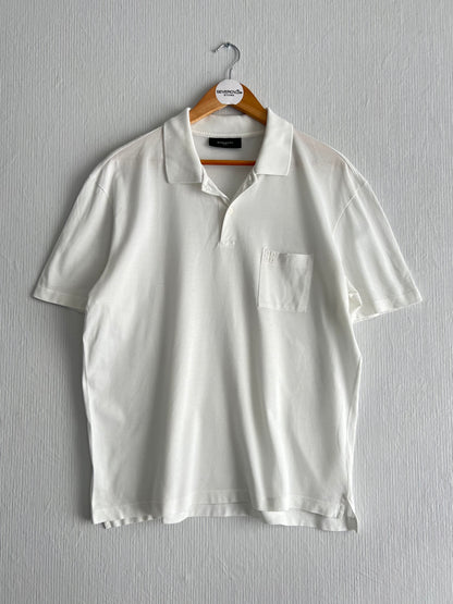 Givenchy White Cotton Polo T-shirt