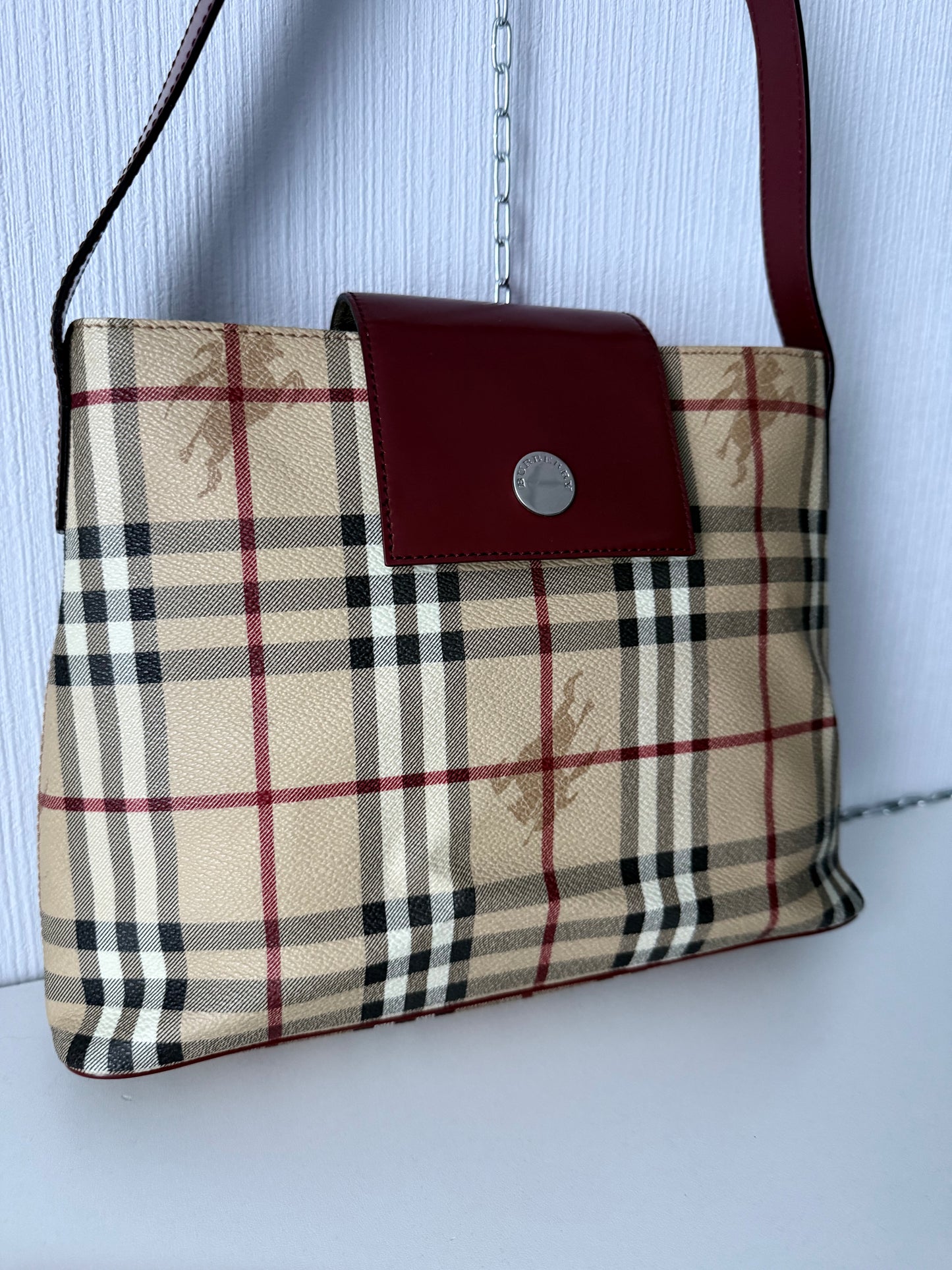 Burberry Nova Check Shoulder Bag with Wallet