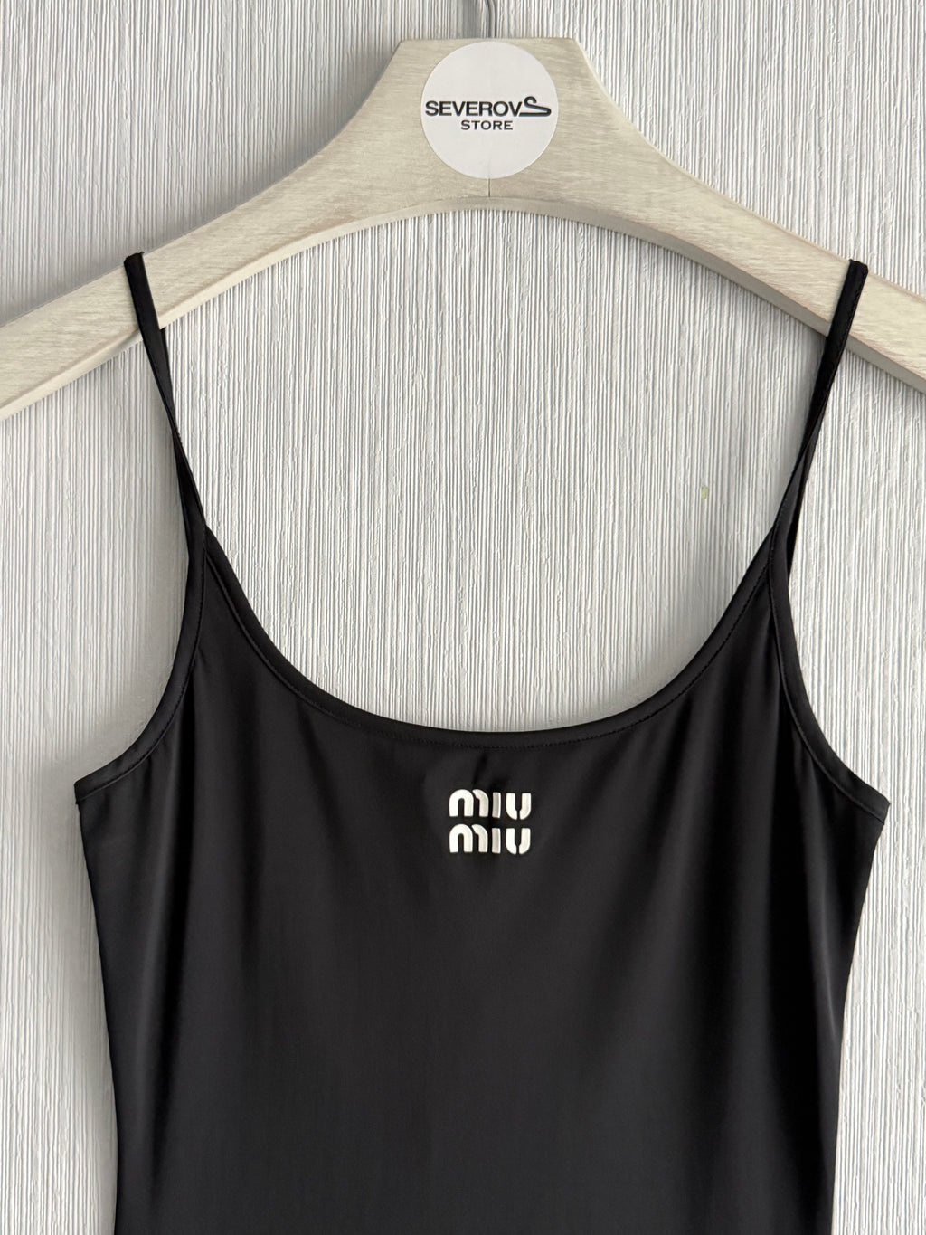 Miu Miu Logo-print Stretch Jersey Midi Dress