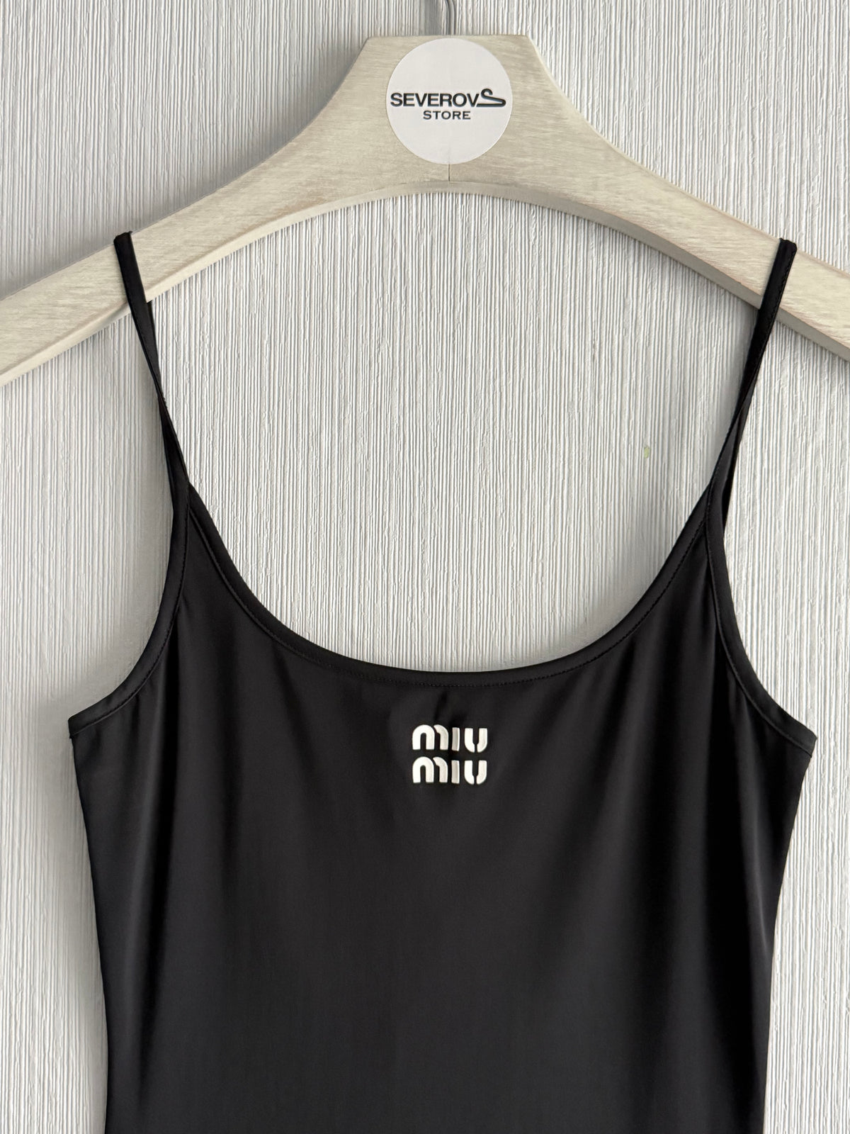 Miu Miu Logo-print Stretch Jersey Midi Dress