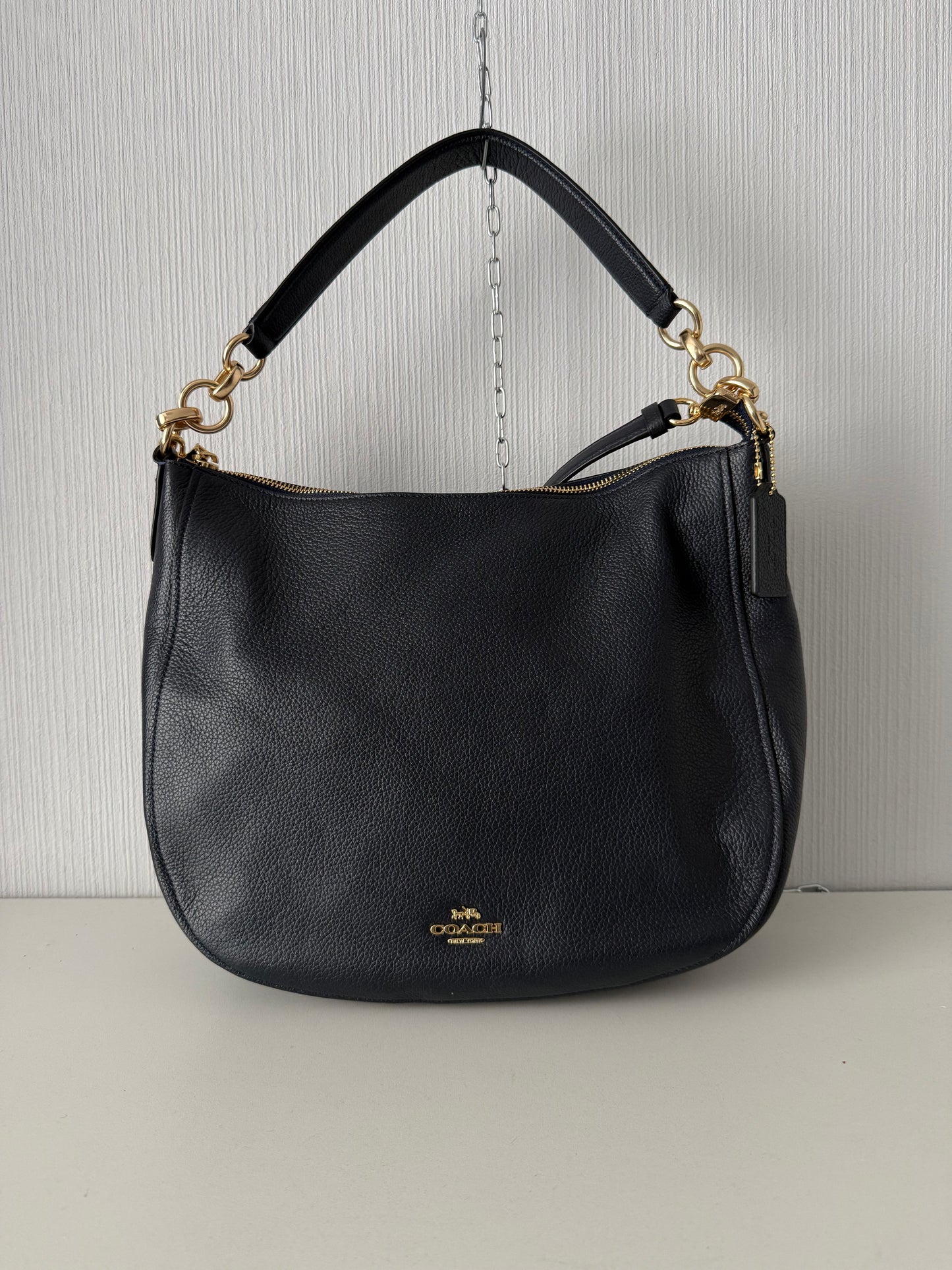 Coach Chelsea Pebble Leather Hobo Shoulder Bag