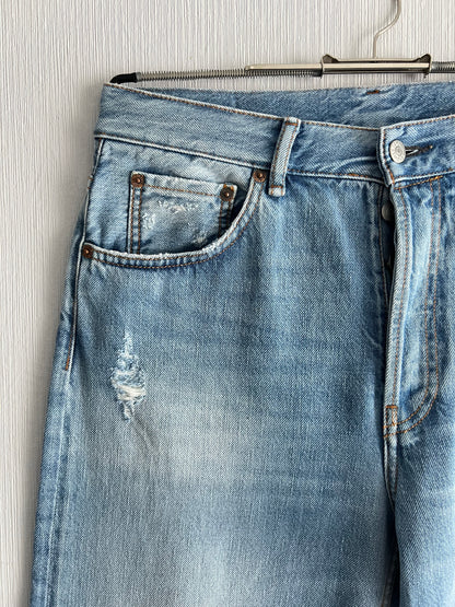 Acne Studios 2021F Light Blue Vintage Mens Denim Pants
