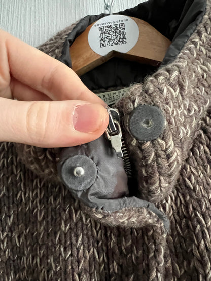 Brunello Cucinelli Cashmere Brown Vest Knit Sweater Gilet