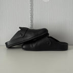 Balenciaga Sunday Black Leather Mules